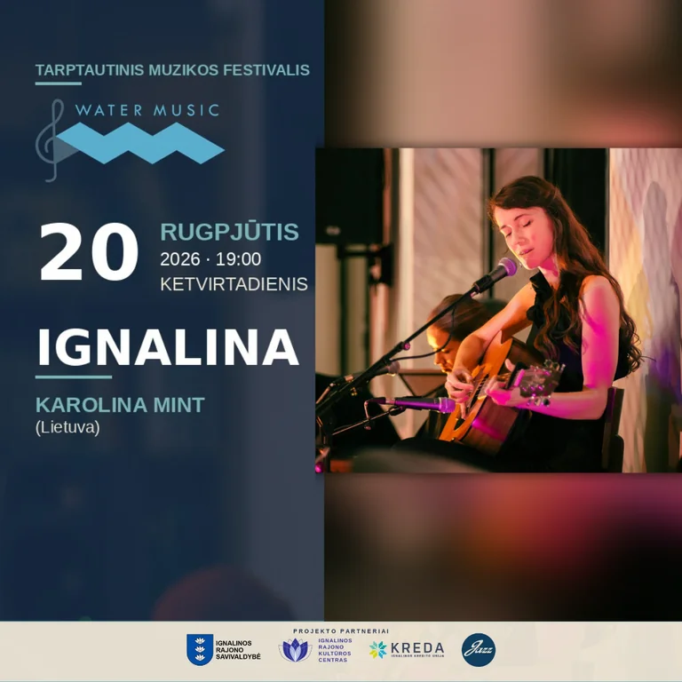 Ignalinoje – nemokamas Karolinos Mint koncertas prie Paplovinio ežero: data ir svarbi oro sąlygų detalė
