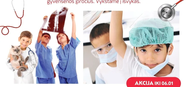 „Mažosios medicinos mokyklos“ stovykla Utenoje – nemokama: praktinė informacija