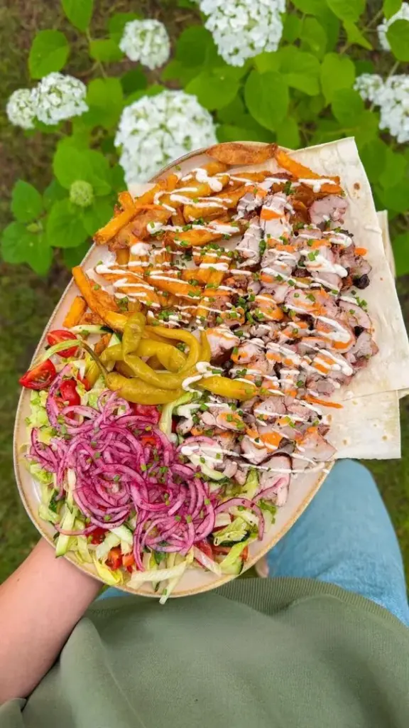 Naminės kebabo lėkštės paslaptis – obuolių sultys