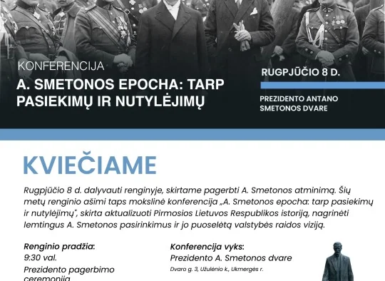 Ukmergės rajone – nemokamos Smetoninės rugpjūčio 8-ąją