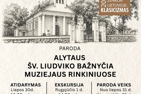 Alytuje – istorinė paroda apie Šv. Liudviko bažnyčios paveldą