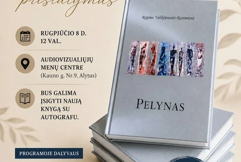 Alytuje – Reginos Valkiūnaitės-Rasimienės knygos „Pelynas“ pristatymas
