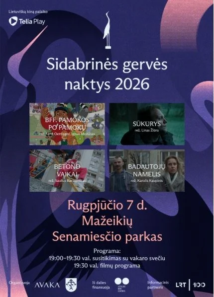 Mažeikiuose – nemokamas lietuviško kino vakaras po atviru dangumi: ką svarbu žinoti