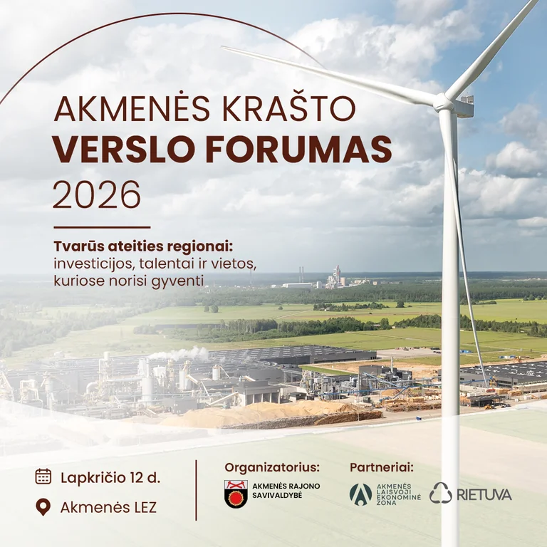 Akmenės verslo forumas vyks lapkričio 12-ąją: įėjimas su kvietimu